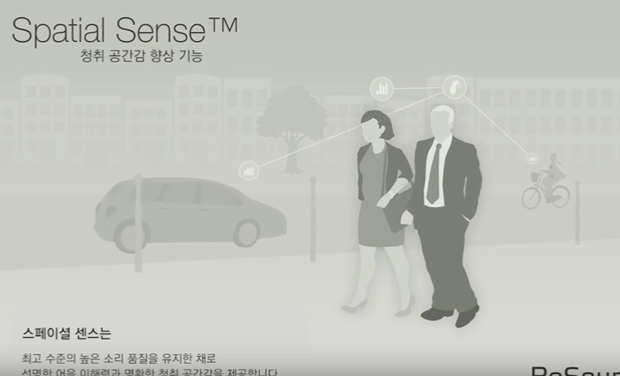 리사운드 스마트 보청기의 새로운 기능 - 스페이셜 센스(Spatial Sense│청취 공간감 향상 기능)